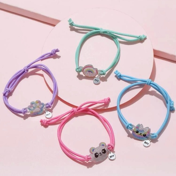 4 pack BFF bracelets - Picture 3 of 3